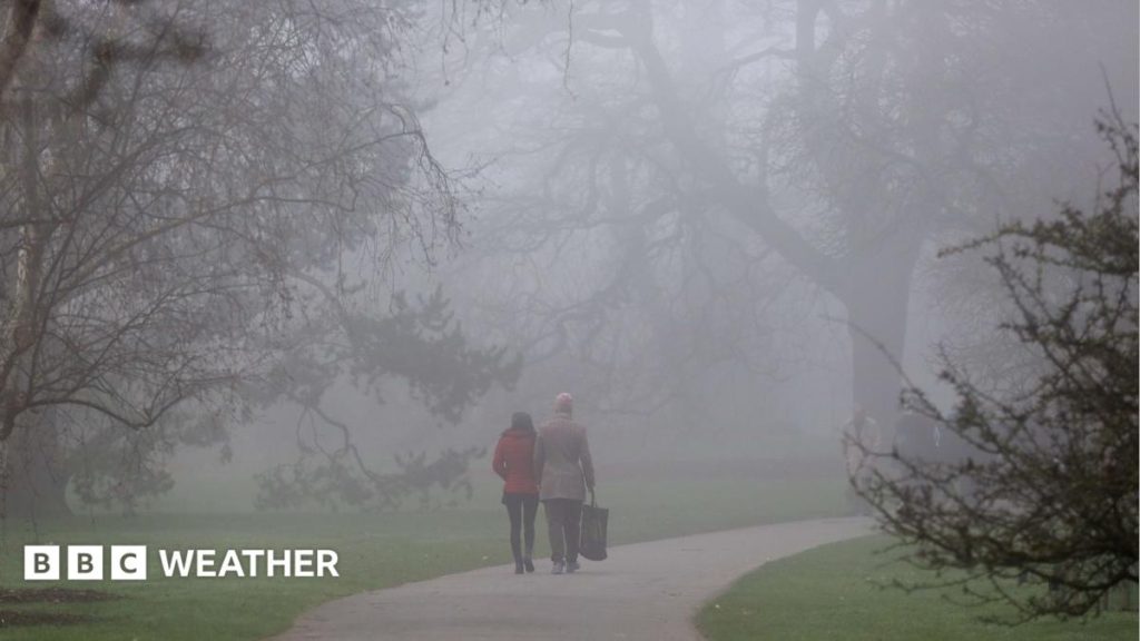 Thick fog to create dangerous driving conditions for UK commuters