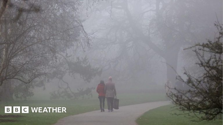 Thick fog to create dangerous driving conditions for UK commuters