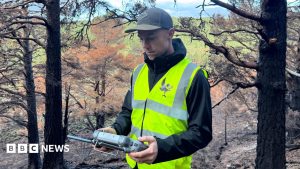 How drones are hunting fires hidden beneath the Cairngorms How drones are hunting fires hidden beneath the Cairngorms