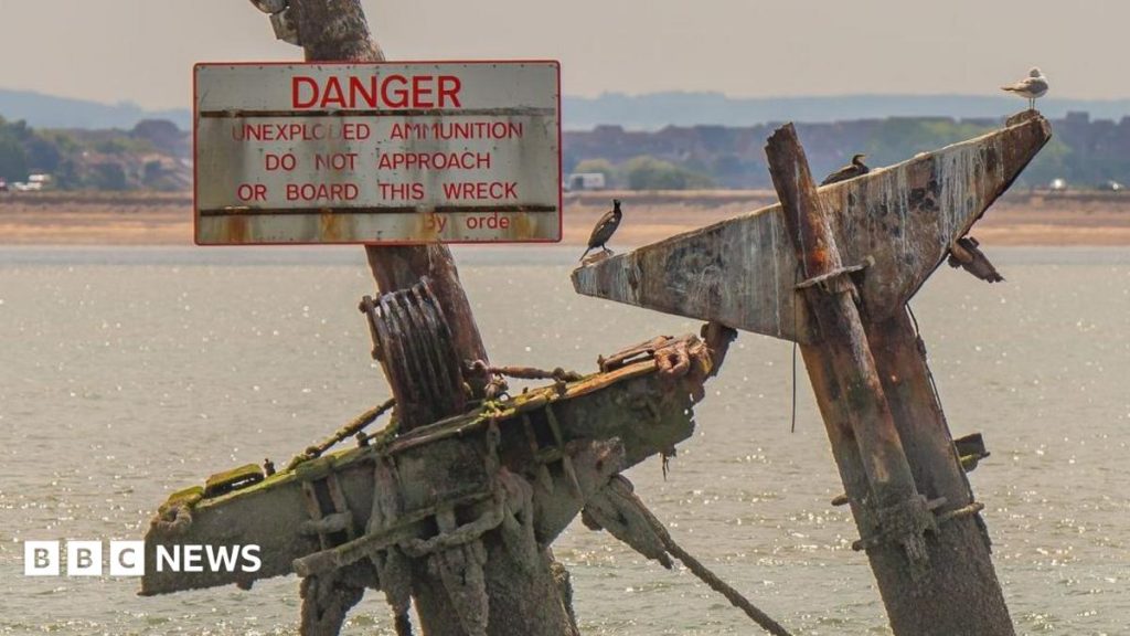 Masts from explosives-packed ship taken to museum Masts from explosives-packed ship taken to museum