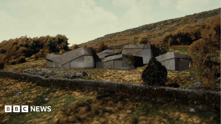 House that looks like boulders to be built on moor