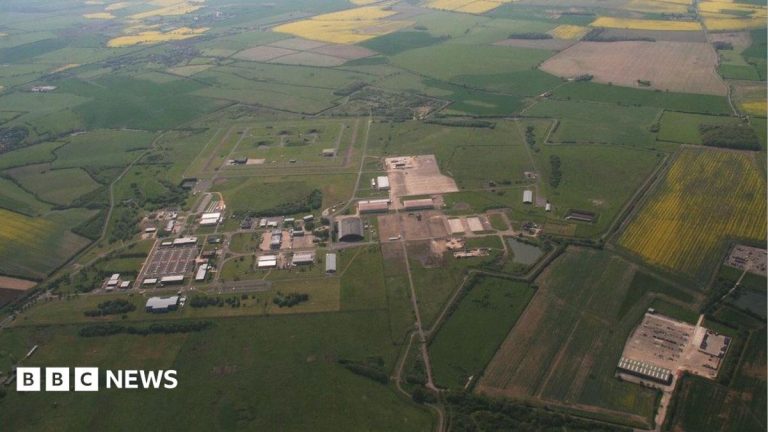 Two men arrested on suspicion of trespass at RAF base