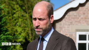 Prince of Wales tells villagers ‘holistic’ approach is needed on flooding