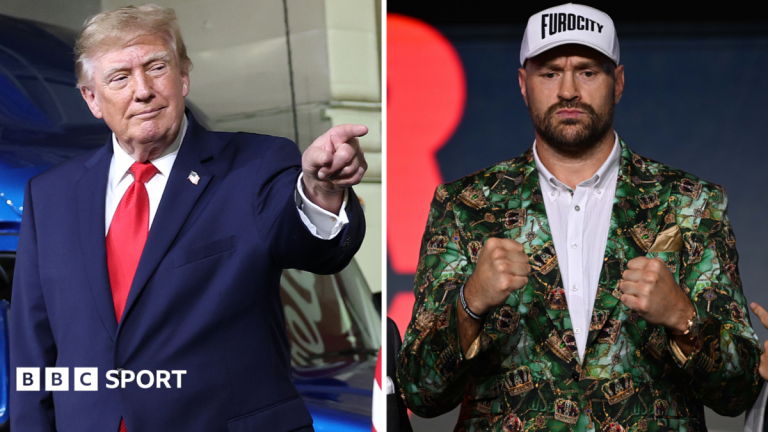 Fury vs Joshua: Tyson Fury plans to ask US president Donald Trump to lead ring walk with Anthony Joshua