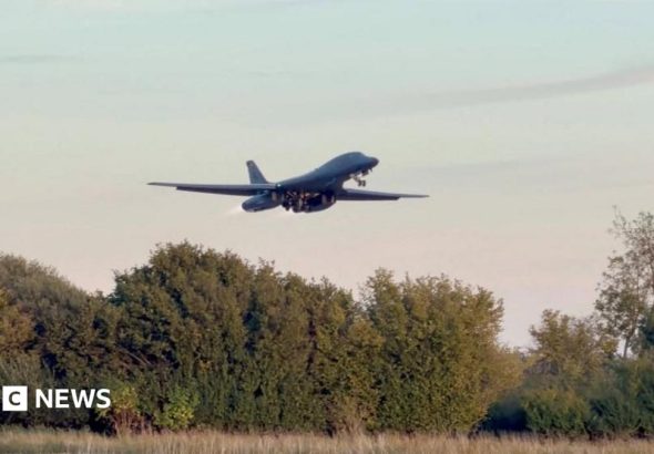 What prompted the US bombers to leave RAF Fairford?