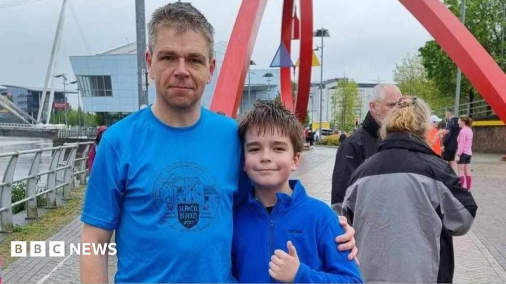Dad who ‘died’ twice in front of young son saved by police officer Dad who ‘died’ twice in front of young son saved by police officer