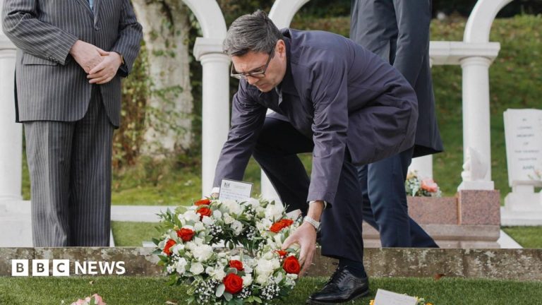 Prime minister visits Aberfan ahead of 60th anniversary of ‘horrifying tragedy’