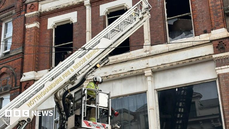 Boys 12 and 14 arrested over Escobar fire in Nottingham