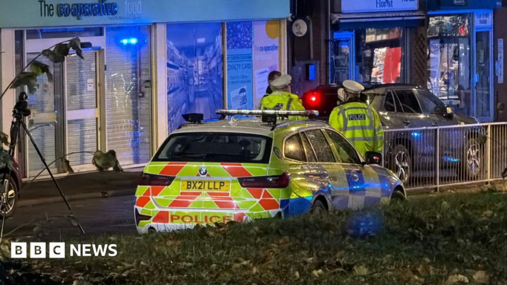 Man dies after car crashes into supermarket Man dies after car crashes into supermarket