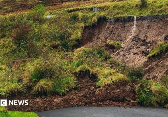 Island drivers face 40-mile diversion after landslide on A855 on Skye
