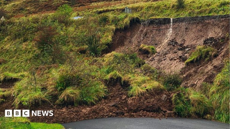 Island drivers face 40-mile diversion after landslide on A855 on Skye