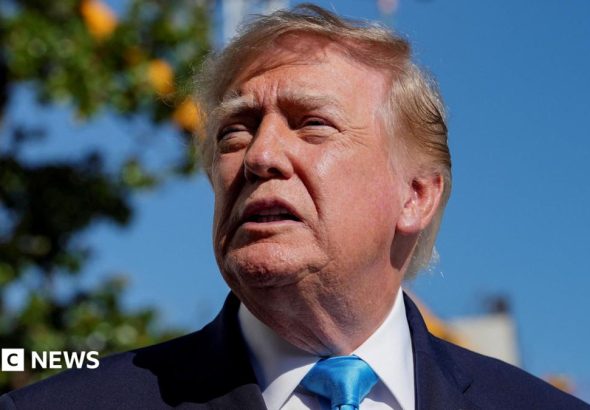 Donald Trump says a ‘threat’ led US to move bombers from RAF Fairford