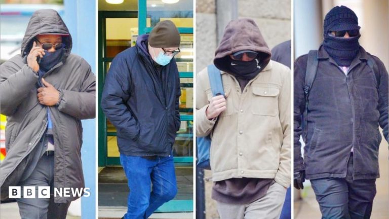 Men abused woman advertised by husband, court told