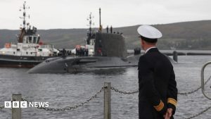 Royal Navy’s new attack submarine arrives at Faslane Royal Navy’s new attack submarine arrives at Faslane
