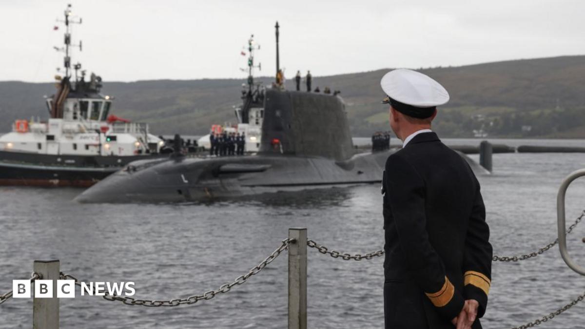 Royal Navy’s new attack submarine arrives at Faslane
