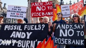 Burnham warned Rosebank oil field could breach West Bank sanctions Burnham warned Rosebank oil field could breach West Bank sanctions