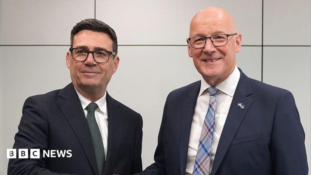 Burnham invites Swinney to work together on ‘deeper Scottish devolution’