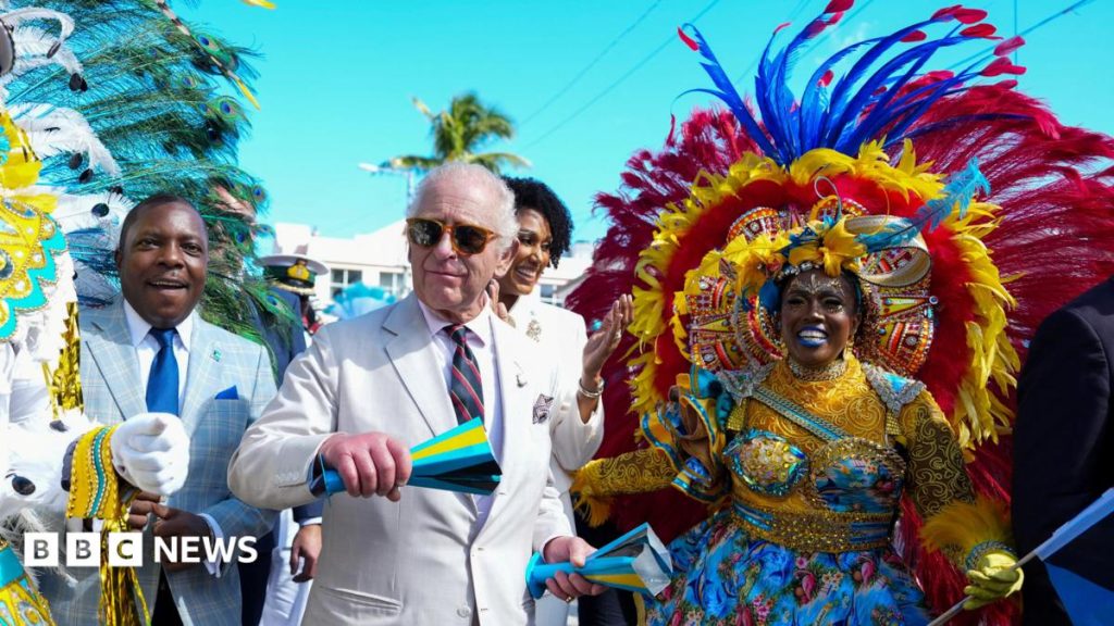 King Charles shows off dance moves on second day of Caribbean tour King Charles shows off dance moves on second day of Caribbean tour